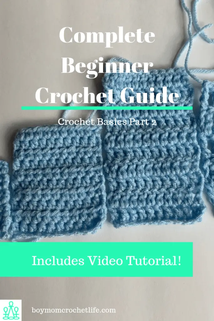 Want to learn to crochet? In the Complete Beginner Crochet Guide: Crochet Basics Part 2, learn how to half-double crochet, double crochet and fasten off.