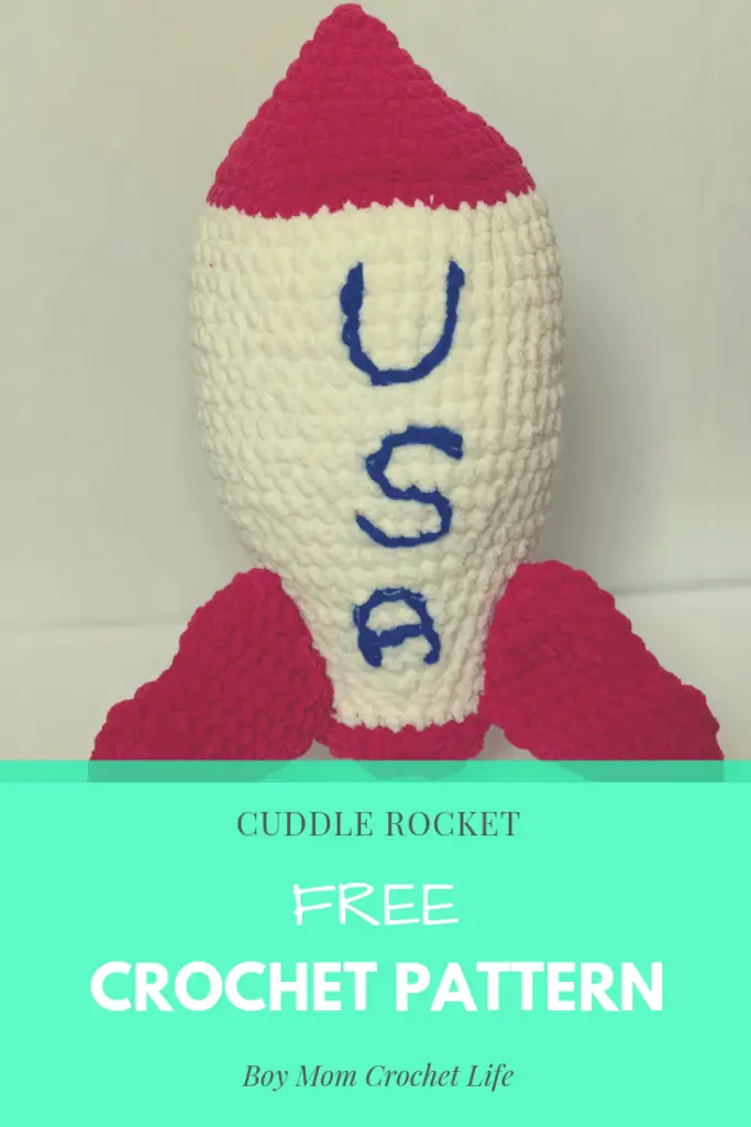 Cuddle Rocket Free Crochet Pattern