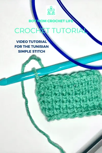Learn the Tunisian Simple Stitch with this easy video tutorial